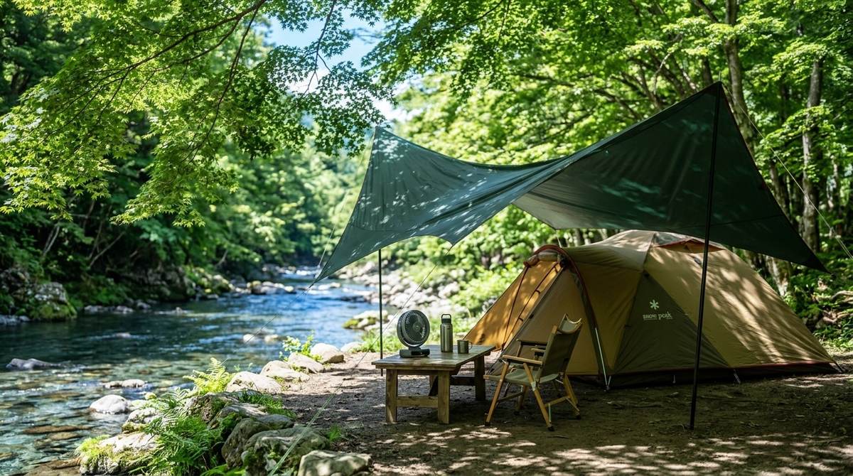 夏キャンプの暑さ対策｜初心者が熱中症を防ぐ涼しい過ごし方